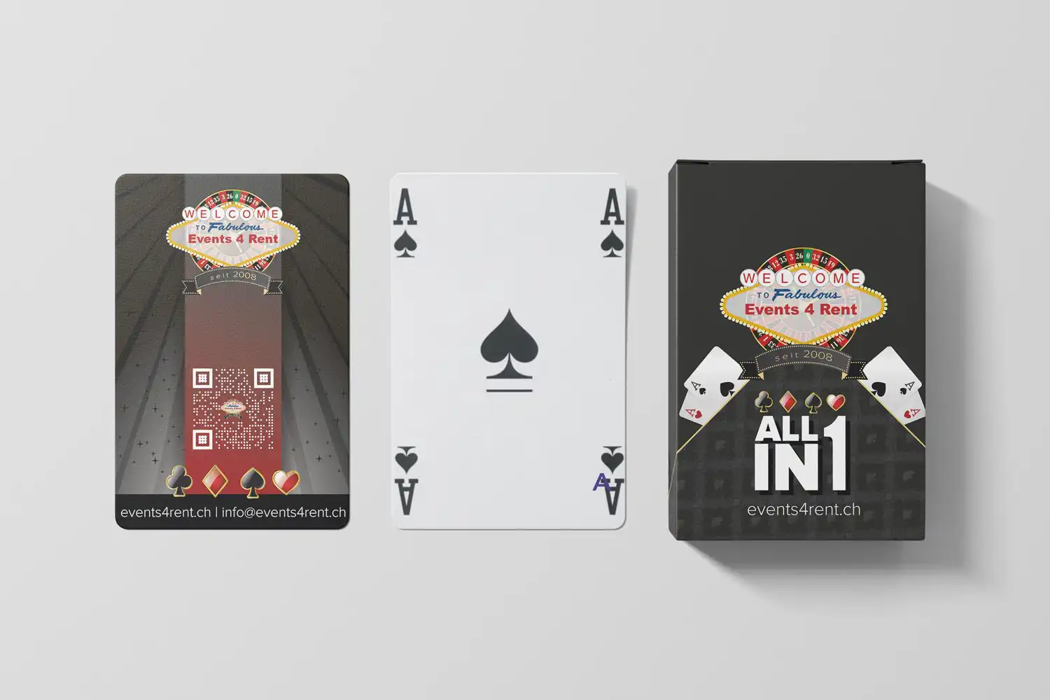 Personalisierte Spielkarten | Events4Rent