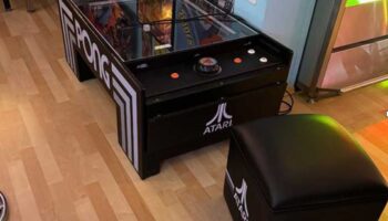 Atari Pong Tisch | Deluxe Spielpark Events4Rent