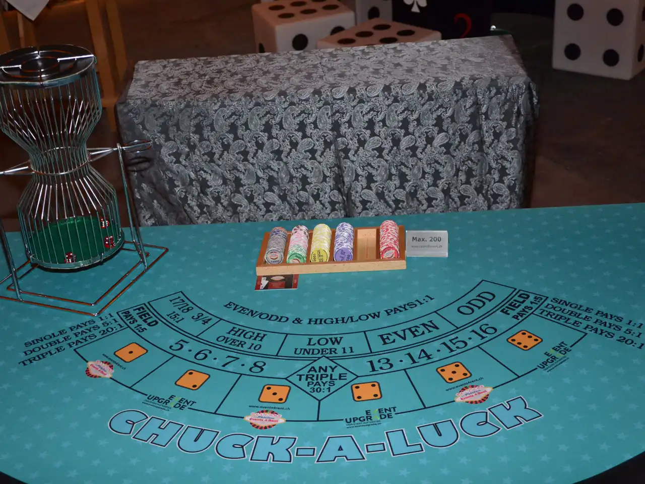 Chuck-A-Luck | Event-Casino Deluxe Line Events4Rent