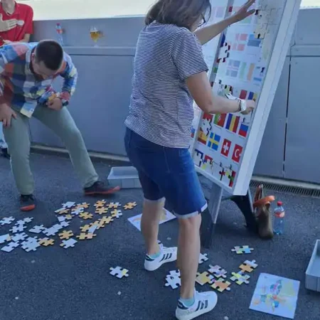 Euro Puzzle | Deluxe Spiele Events4Rent