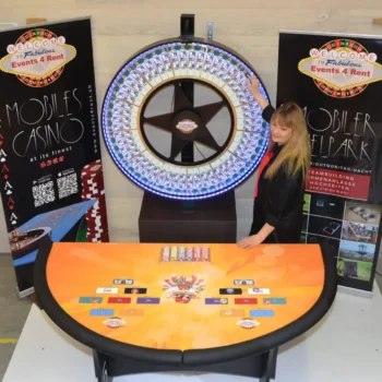 Vegas LED-Glücksrad | Event-Casino Events4Rent 