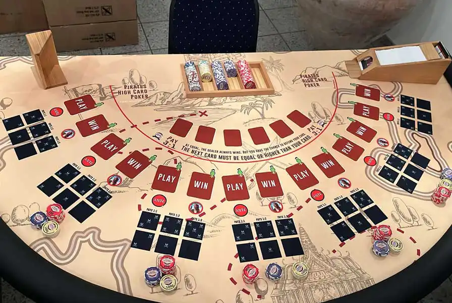 Pirates High Card Poker | Event-Casino Deluxe Line Events4Rent