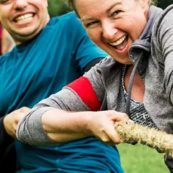 Teambuilding Spiele | Events4Rent Mobiler Deluxe Spielpark