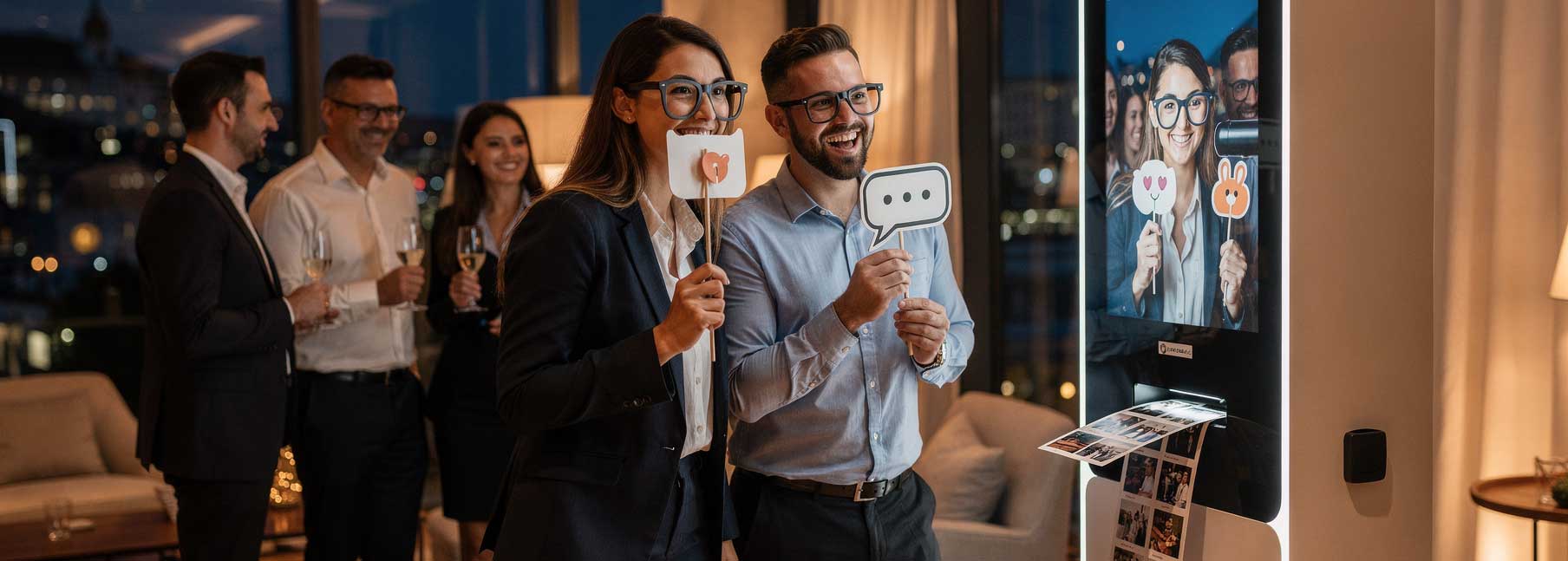 Fotobox für Firmenevent mieten | Events4Rent