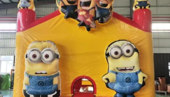 Hüpfburg Minions | Deluxe Spiele Events4Rent